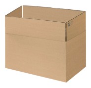 Dohe Cajas de Embalaje de 4 Solapas - Medidas 600x400x290mm - Carton de Canal 3mm - Resistente y Duradero - Ideal para Envios y Almacenamiento