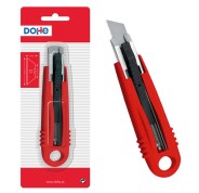 Dohe Cutter Retractil de Plastico - Guia Metalica - Sistema de Seguridad - 150mm de Longitud