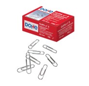 Dohe Pack de 100 Clips Labiados Nº2 32mm - Niquelados