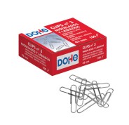 Dohe Pack de 100 Clips Labiados Nº3 42mm - Niquelados