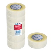 Dohe Precinto de Polipropileno Resistente 48mmx132m - Adhesivo Potente - Transparente