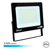 Foco Led 50w Exterior + Sensor Movimiento Luz Blanca Fria