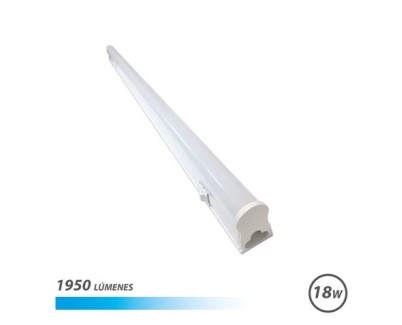 Elbat Tubo LED T5 18W 1950lm 120cm Luz Fria con Interruptor