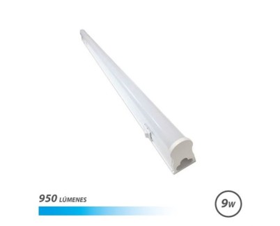 Elbat Tubo LED T5 - 9W - 950lm - 60cm - Luz Fria con Interruptor