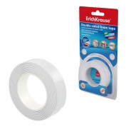 Erichkrause Cinta Adhesiva de Doble Cara a Base de Espuma - 1mmx15mmx2m - Color Transparente