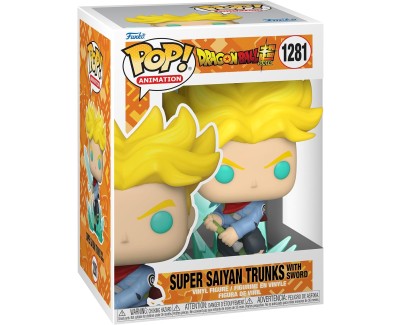 Funko Pop Animacion Dragon Ball Super Saiyan Trunks con Espada - Figura de Vinilo - Altura 9.5cm aprox.