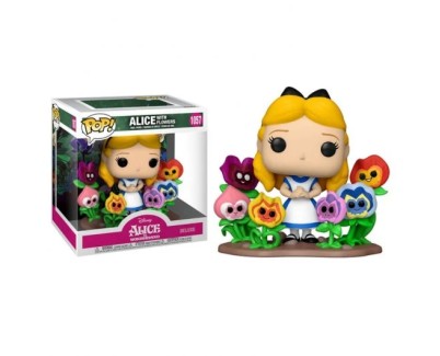 Funko Pop Disney Alicia en el Pais de las Maravillas 70Th Alicia con Flores - Figura de Vinilo - Altura 9.5cm aprox.