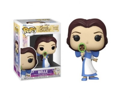 Funko Pop Disney La Bella y la Bestia Bella con Espejo - Figura de Vinilo - Altura 9.5cm aprox.