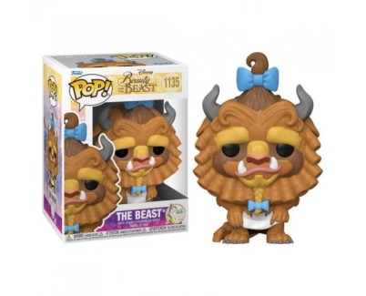 Funko Pop Disney La Bella y la Bestia Bestia con Rizos - Figura de Vinilo - Altura 9.5cm aprox.