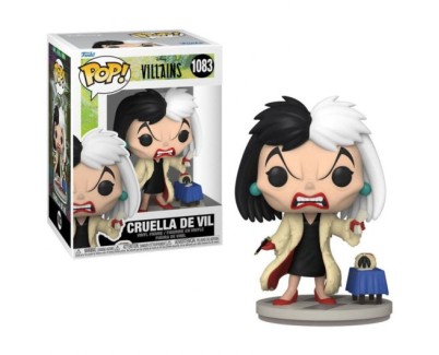 Funko Pop Disney Villanos Cruella de Vil - Figura de Vinilo - Altura 10cm aprox.