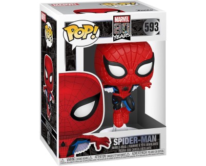 Funko Pop Marvel Spider-Man 80TH Primera Aparicion - Figura de Vinilo - Altura 9cm aprox.