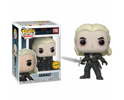 Funko Pop Television The Witcher Geralt de Rivia con Opcion Chase - Figura de Vinilo - Altura 9cm aprox.