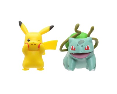 Jazwares Pack Aleatorio de 2 Figuras Pokemon de Combate de 5cm o 1 Figura de 8 cm - Figura de Coleccion