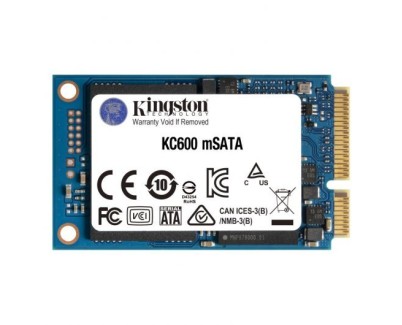 Kingston KC600 Disco Duro Solido SSD 1TB SATA3 mSATA 3D TLC NAND