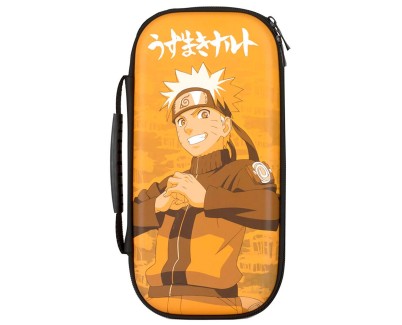 Konix Naruto Funda para Nintendo Switch - Capacidad para 8 Tarjetas de Juego - Bolsillo de Malla - Asa de Transporte