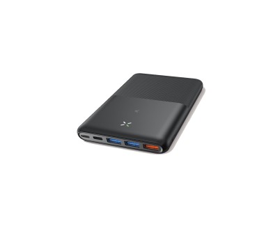 Ksix Bateria Externa/Power Bank 20000mAh 22.5W - Ultrafina - Tecnologia PD - Carga Simultanea - 3x USB-A , 1x USB-C