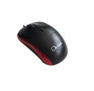 L-Link LL-2080-R Raton Optico USB Negro/Rojo 1.2m