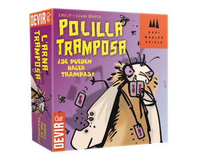 La Polilla Tramposa Juego de Cartas - Tematica Insectos/Humor - De 3 a 5 Jugadores - A partir de 7 Años - Duracion 30min. aprox.