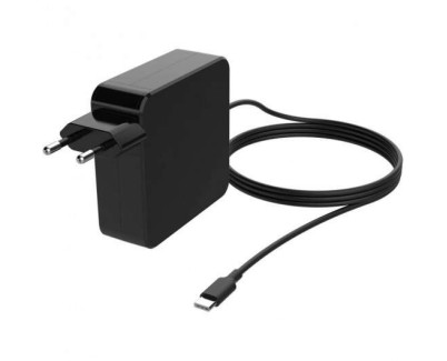 Leotec Cargador Rapido para Portatil USB-C 65W - Carga Rapida PD 3.0