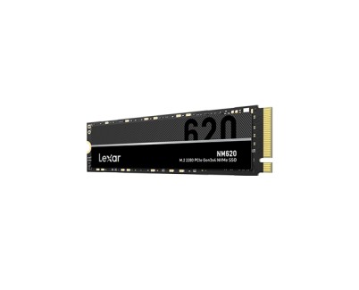 Lexar NM620 SSD 1TB PCIE Gen3x4 NVME - Velocidades de Lectura hasta 3500 MB/S - Escritura hasta 3000 MB/S - Tecnologia LDPC - Bajo Consumo de Energia