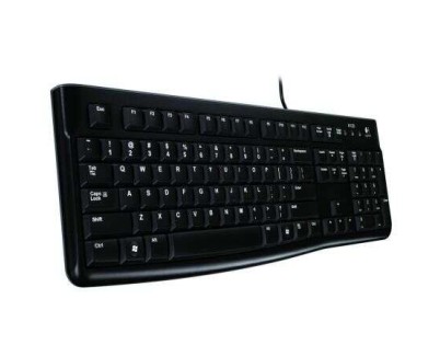 Logitech K120 Teclado USB - Resistente a Salpicaduras - Cable de 1.50m