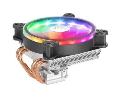 Mars Gaming Ventilador CPU 120mm con Disipador 4 Heatpipes- Iluminacion ARGB - Velocidad Max. 2200rpm