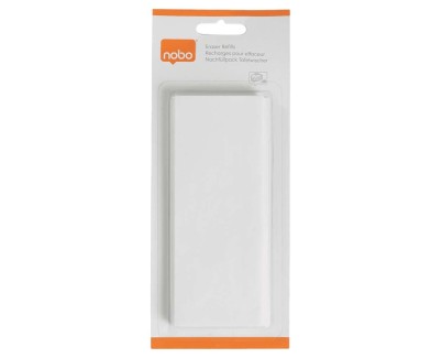 Nobo Pack de 10 Recambios para Borrador Magnetico Nobo 1901433 de Pizarra Blanca