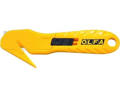 Olfa SK-10 Cuchilla de Seguridad con Hoja Oculta - Acero Inoxidable - Maxima Seguridad - Uso Ambidiestro