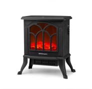 Orbegozo CM 9020 Chimenea Electrica Elegance - Efecto Fuego Real - Calefactor Ceramico - Termostato Regulable - Diseño Tradicional