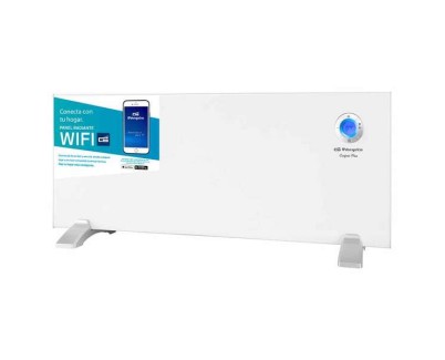 Orbegozo REW 2000 Panel Radiante Wi-Fi Inteligente - Control por Voz - Deteccion de Ventanas Abiertas - Programacion Diaria y Semanal - Seguridad Infantil - Display Digital LCD