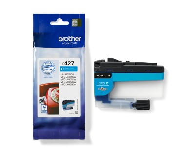 Original Brother LC427 Cyan Cartucho de Tinta LC427C para HL-J6010DW, MFC-J5955DW, MFC-J6955DW, MFCJ-6957DW, MFC-J6959DW