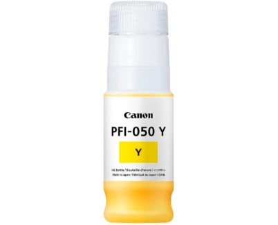 Original Canon PFI050 Amarillo Botella de Tinta - PFI050Y/5701C001 para Canon imagePROGRAF TC-20 / TC-20M