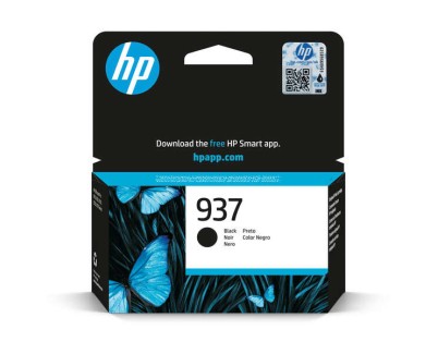 Original HP 937 Negro Cartucho de Tinta 4S6W5NE