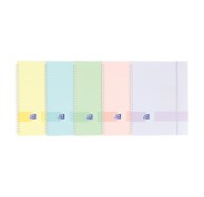 Oxford Live & Go A4 Carpeta de Fundas - Tapa de Plastico Opaco - Espiral 20 Fundas - Colores Surtidos