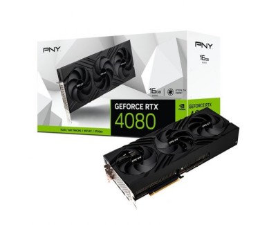 PNY GeForce RTX 4080 Verto Tarjeta Grafica 16GB GDDR6X DLSS3 Triple Fan - PCIe 4.0, HDMI, DisplayPort