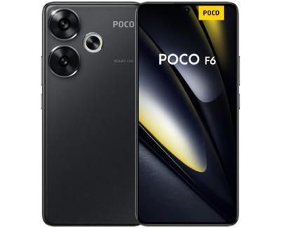 Poco F6 5G Smartphone Pantalla AMOLED 6.67\" - 12GB - 512GB - Camara Principal 50MP - Bateria 5000mAh - Admite Carga de 90W - Color Negro