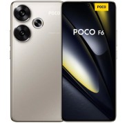 Poco F6 5G Smartphone Pantalla AMOLED 6.67\" - 12GB - 512GB - Camara Principal 50MP - Bateria 5000mAh - Admite Carga de 90W - Color Titanio