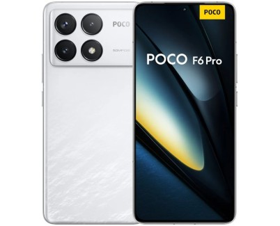 Poco F6 Pro 5G Smartphone Pantalla AMOLED 6.67\" WQHD+ - 12GB - 512GB - Camara Principal 50MP - Bateria 5000mAh - Admite Carga de 120W - Color Blanco