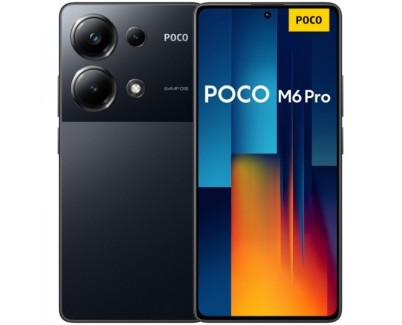 Poco M6 Pro Smartphone Pantalla AMOLED 6.67\" - 12GB - 512GB - Camara Principal 64MP - Bateria 5000mAh - Admite Carga de 67W - Color Negro