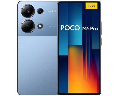 Poco M6 Pro Smartphone Pantalla AMOLED 6.67\" - 8GB - 256GB - Camara Principal 64MP - Bateria 5000mAh - Admite Carga de 67W - Color Azul