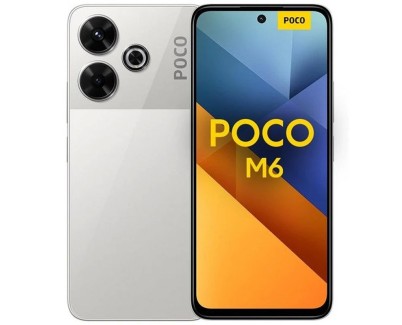 Poco M6 Smartphone Pantalla 6.79\" - 8GB - 256GB - Camara Principal 108MP - Bateria 5030mAh - Admite Carga de 33W - Color Plata