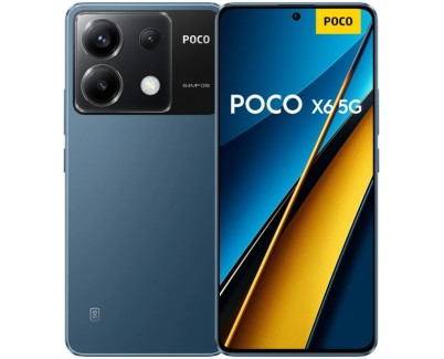 Poco X6 5G Smartphone Pantalla AMOLED 6.67\" 1.5K - 12GB / 256GB - Camara Principal 64MP - Bateria 5000mAh - Admite Carga de 67W - Color Azul