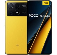 Poco X6 Pro 5G Smartphone Pantalla AMOLED 6.67\" 1.5K - 12GB - 512GB - Camara Principal 64MP - Bateria 5000mAh - Admite Carga de 67W - Color Amarillo
