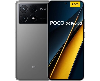 Poco X6 Pro 5G Smartphone Pantalla AMOLED 6.67\" 1.5K - 12GB - 512GB - Camara Principal 64MP - Bateria 5000mAh - Admite Carga de 67W - Color Gris