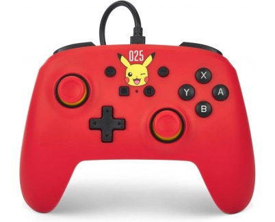 PowerA Mando con Cable para Nintendo Switch - Laughing Pikachu