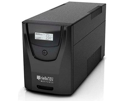 Riello Net Power SAI 1500VA 900W - Tecnologia Line Interactive - USB, RS-232, 6x IEC 320