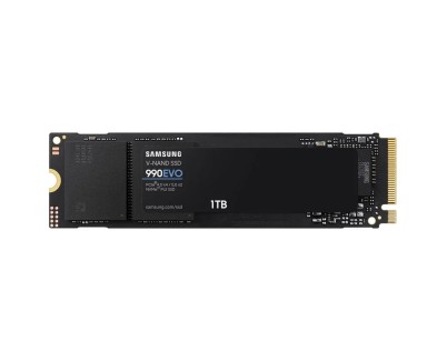 Samsung 990 EVO Disco Duro Solido SSD 1TB M.2 PCIe 4.0 x4, 5.0 x2 NVMe 2.0