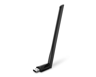 TP-LINK Archer T2U Plus AC600 Adaptador USB Inalambrico de Alta Ganancia Doble Banda - Wi-Fi Alta velocidad - Doble Banda Inalambrica - Antena Alta Ganancia Gira 180º - Soporta los Ultimos Sistemas