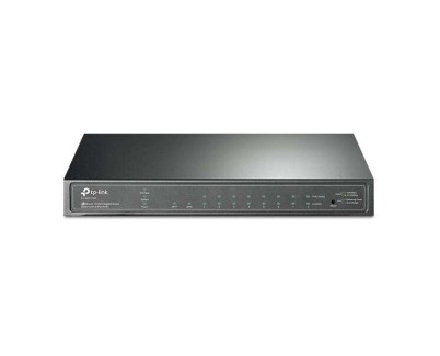 TP-Link JetStream Smart Switch - 8 Puertos Gigabit PoE con 2 Ranuras SFP