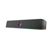 Trust GXT 619 Thorne Barra de Sonido Gaming 12W - Iluminacion RGB - Jack 3.5mm - Control de Volumen - Color Negro